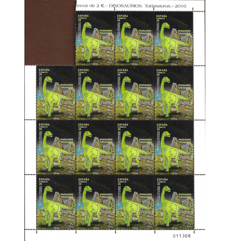 Spain Post Office, Dinosaur Tyrannosaurs Stamp