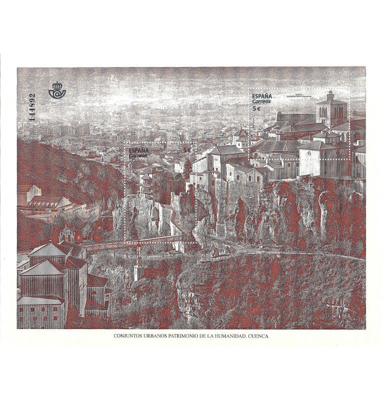 Spain Post Office, Stamps of World Heritage Urban Sites. Cuenca