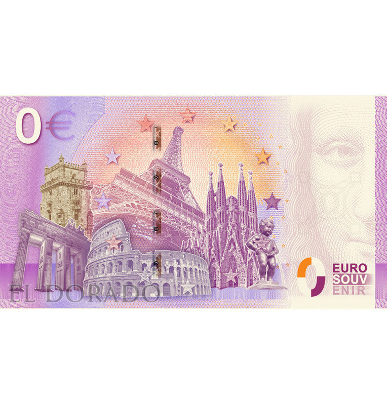 Estado de la Ciudad del Vaticano 0 Euro Souvenir Note 2019 Papa John XXIII