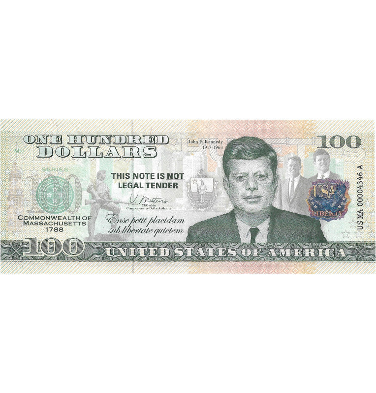 Estados Unidos de América 100 Dolares Estado de Commonwealth Massachusetts