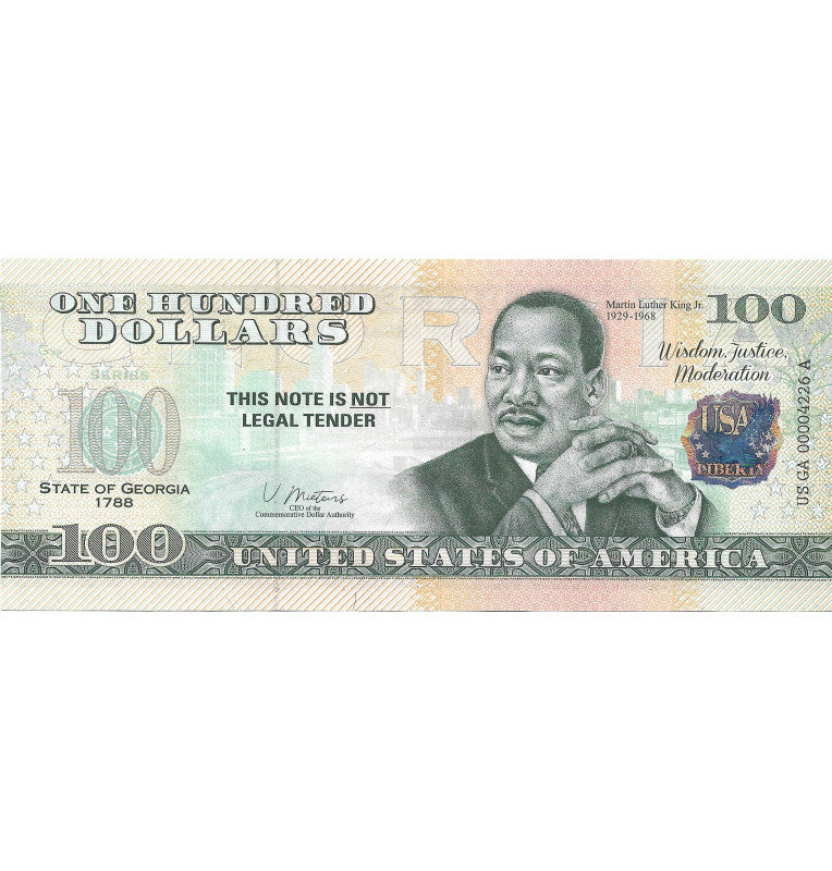 Estados Unidos de América 100 Dolares Estado de Georgia