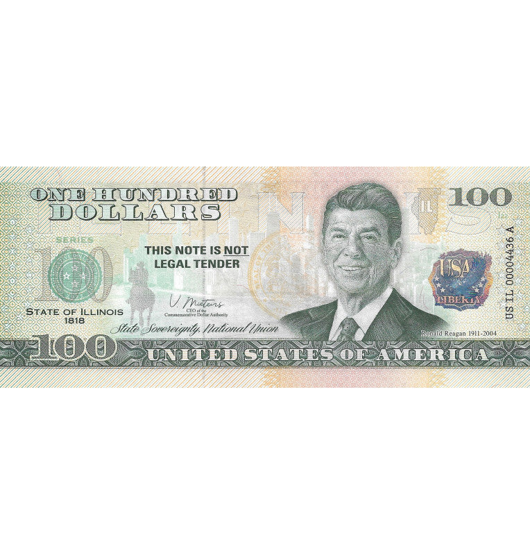 United States of America 100 Dollars State of Illinois