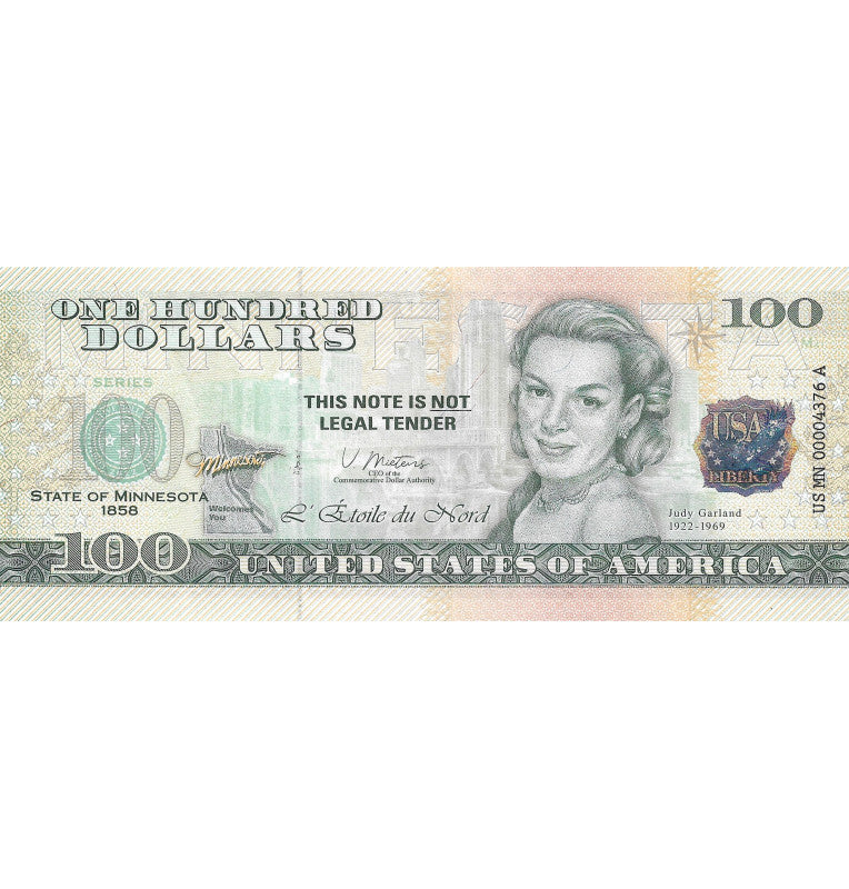 Estados Unidos de América 100 Dolares Estado de Minnesota
