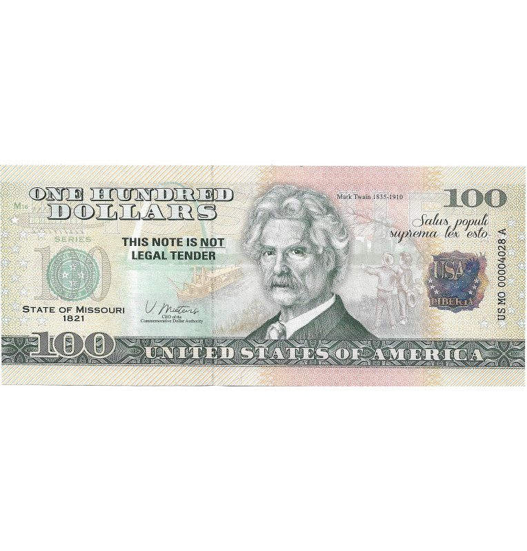 Estados Unidos de América 100 Dolares Estado de Missouri