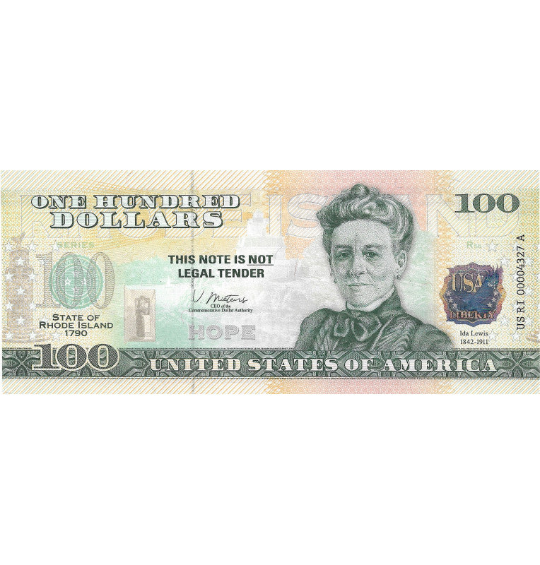 Estados Unidos de América 100 Dólares Estado de Rhode Island