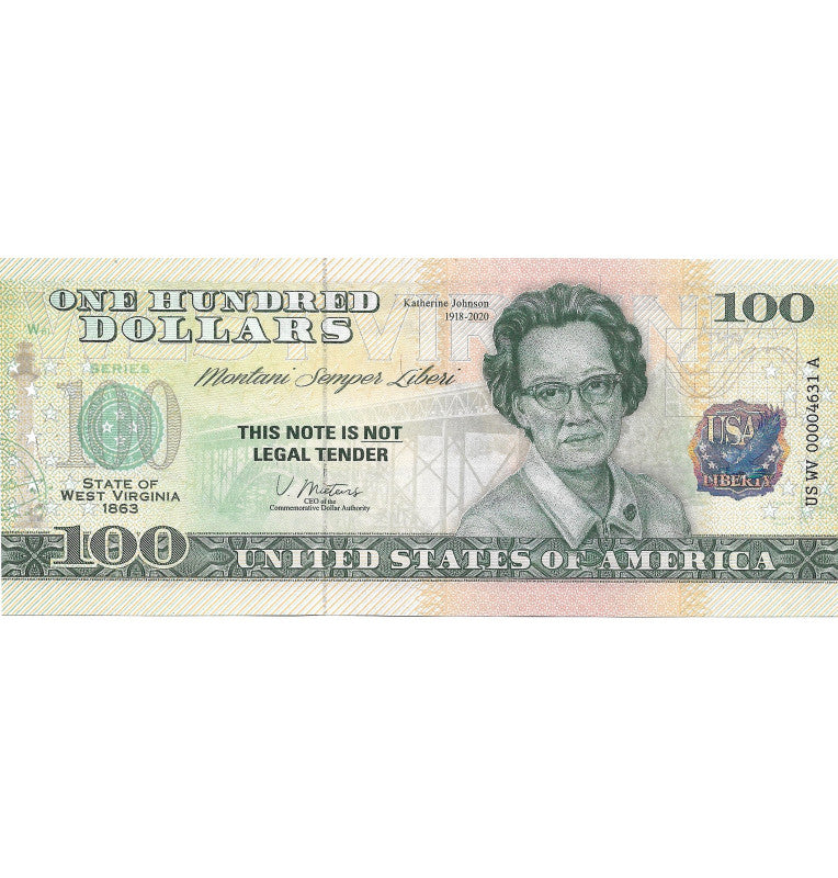 United States of America 100 Dollars State of West Virginia