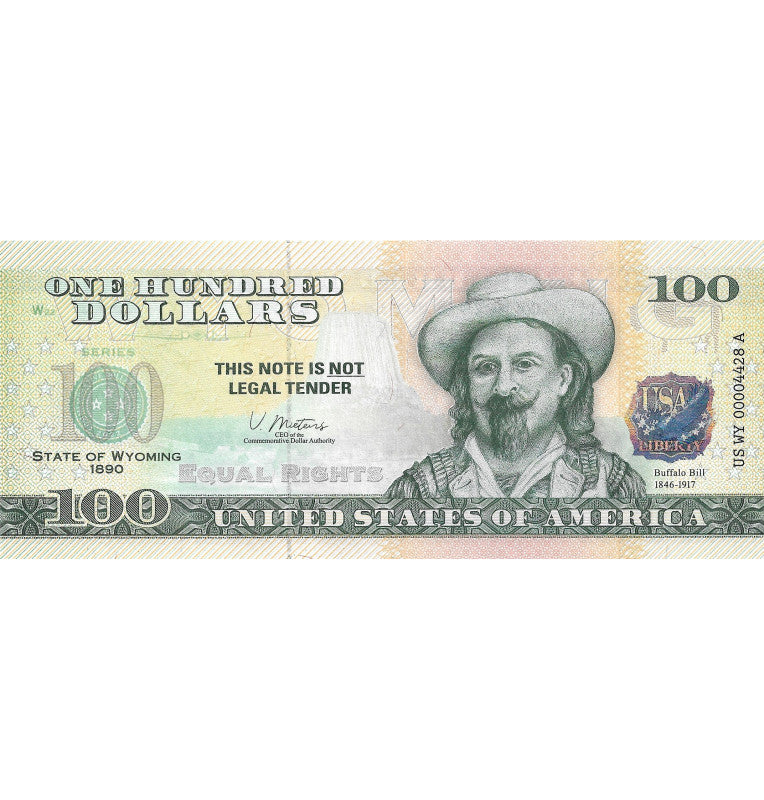 United States of America 100 Dollars State of Wyoming