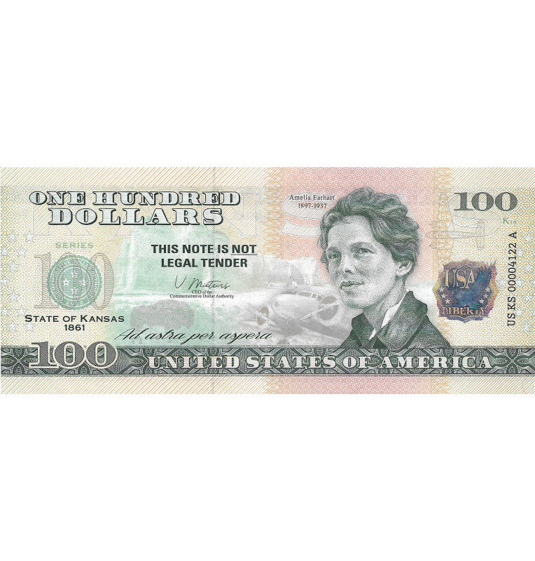 Estados Unidos de América 100 Dolares Estados de Kansas