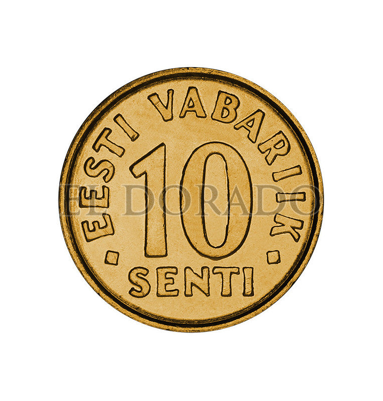 Estonia 10 Senti 2008 KM 22