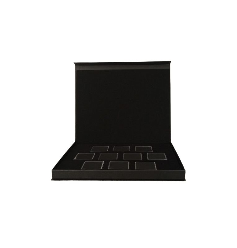 Black case for 10 Quadrum capsules