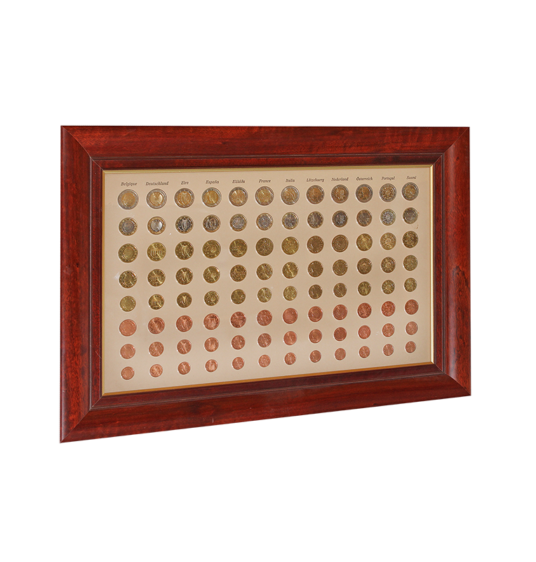 European euro coin mark