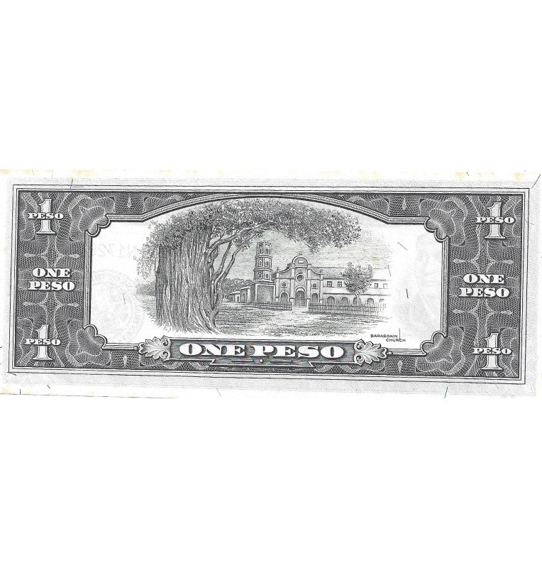 Philippines 1 Peso 1951 ND Pick 133 Contains stains
