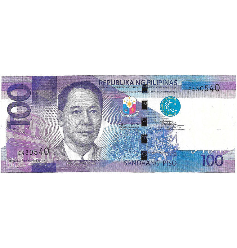 Filipinas 100 Piso 2010 NO UNC