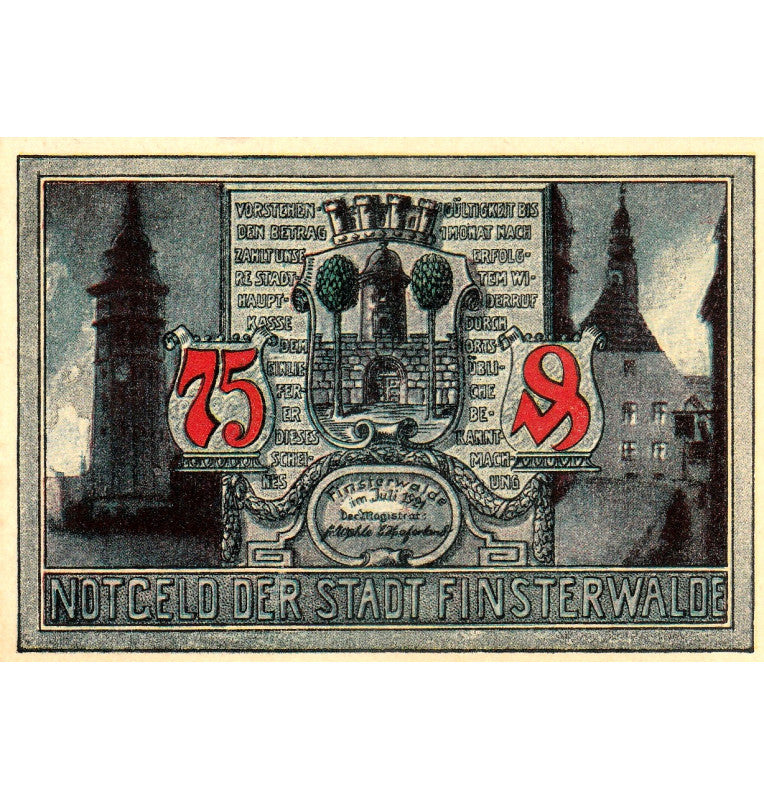 Finsterwalde Set 3 Notgelds 1921
