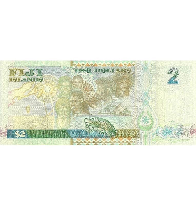Fiji 2 Dollar Commemorative 1999 Pick 102a