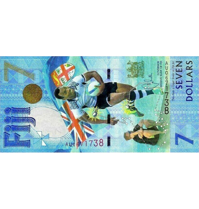 Fiyi 7 Dólares Conmerativo 2017 Pick 120a