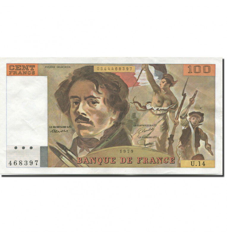 France 100 Francs 1978-1995 Pick 154 NO UNC