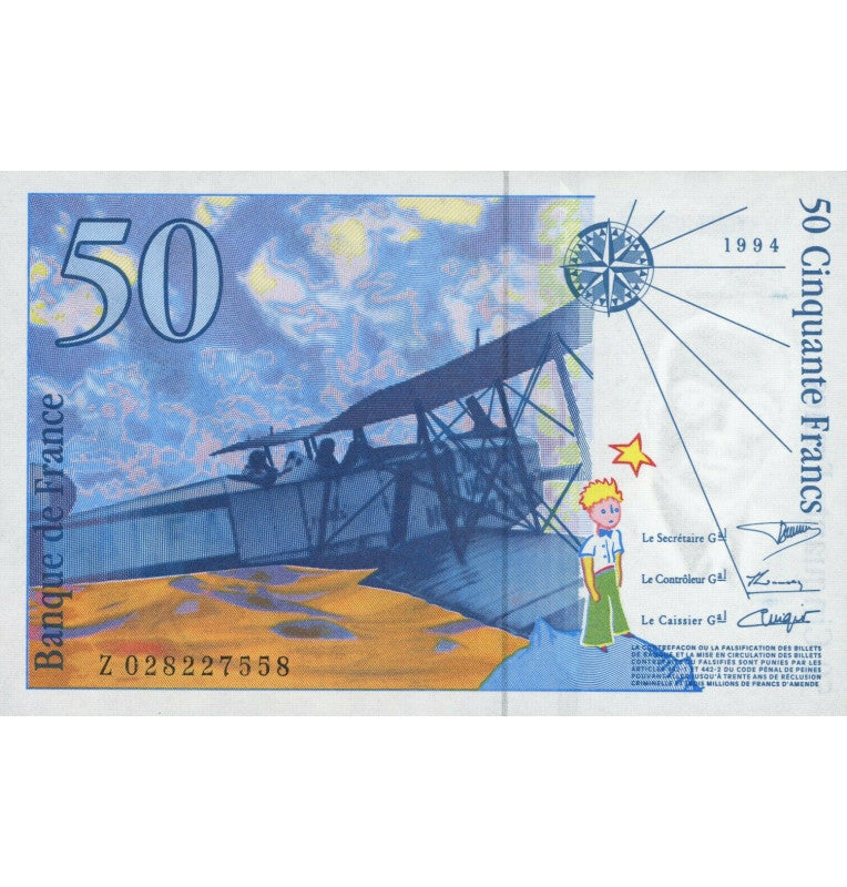 France 50 Francs 1994-1999 Pick 157A