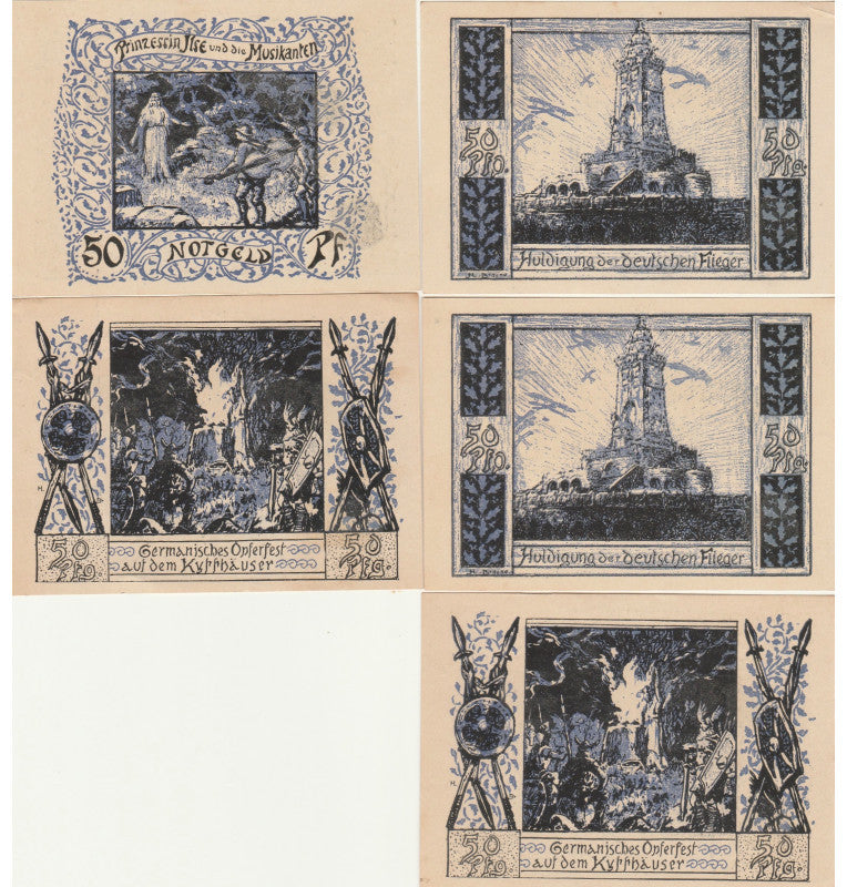 Frankenhauser  Set 5 Notgelds