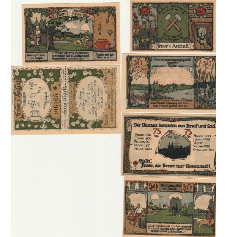 Frose Set 7 Notgelds