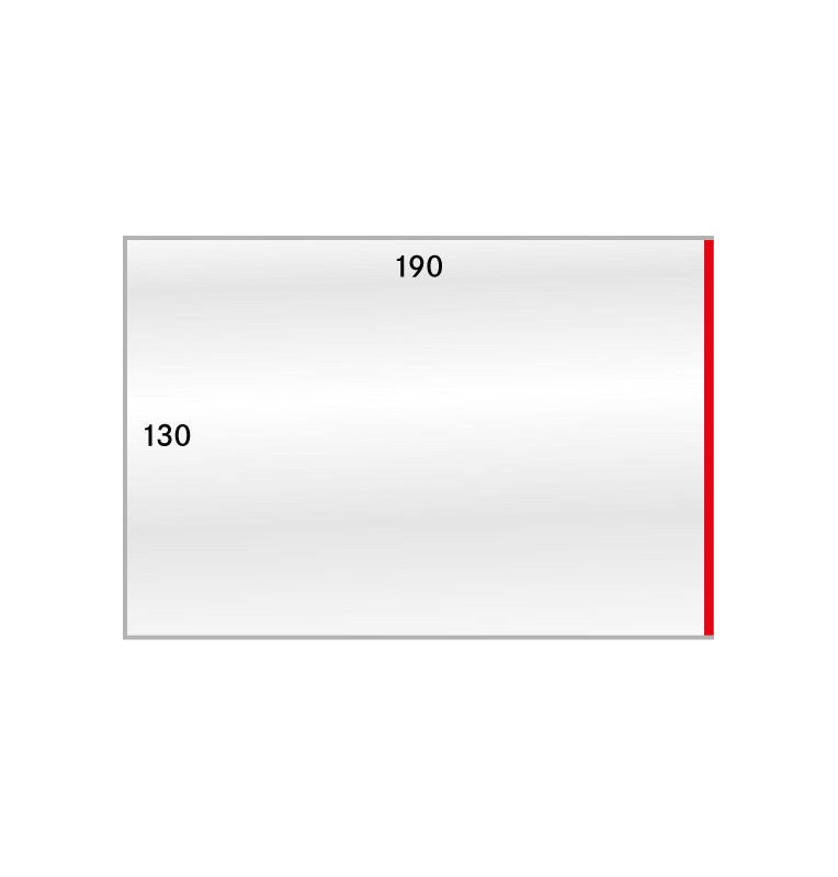 Linder protective sleeves, internal dimensions: 190 x 130 mm. Pack of 50.