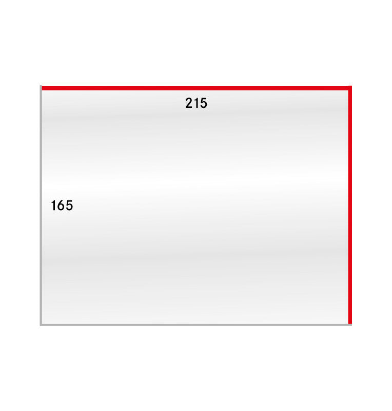 Linder protective sleeves, internal dimensions: 215 x 165 mm, pack of 50