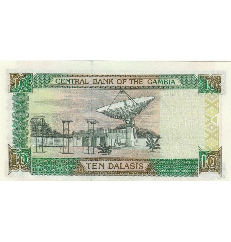 Gambia 10 Dalasis 2001 ND Pick 21c