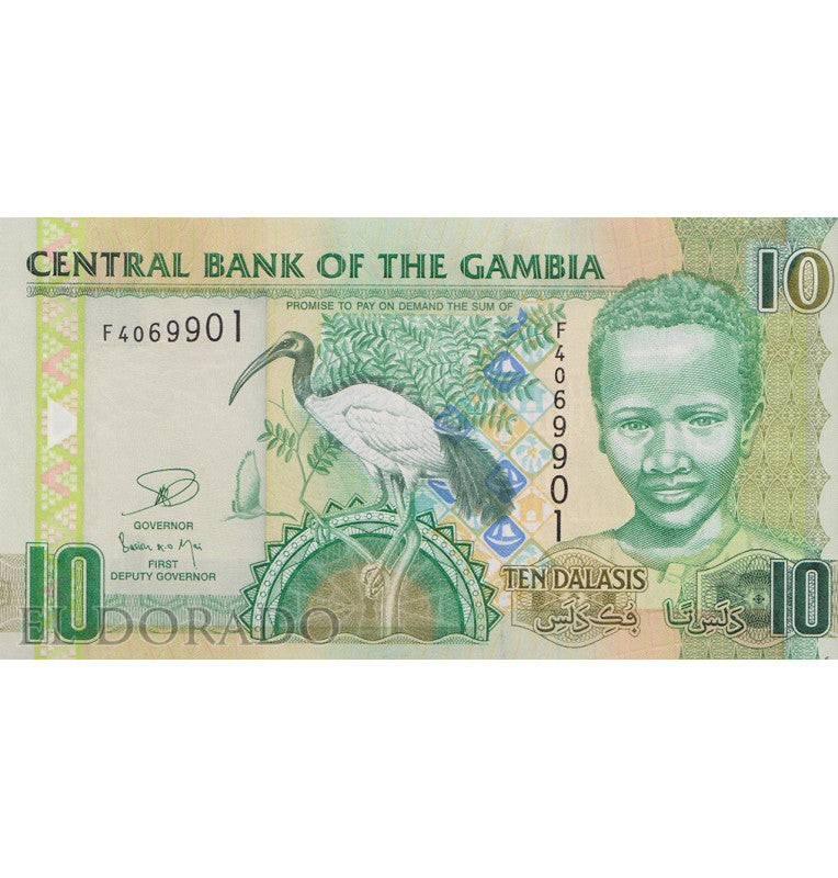 Gambia 10 Dalasis 2006 ND Pick 26c