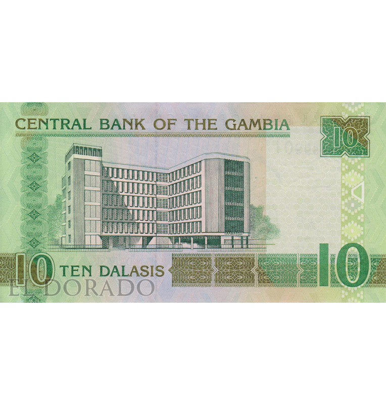 Gambia 10 Dalasis 2006 ND Pick 26c