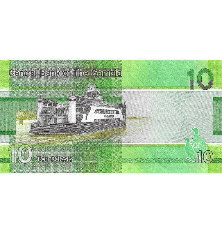 Gambia 10 Dalasis 2019 Pick New