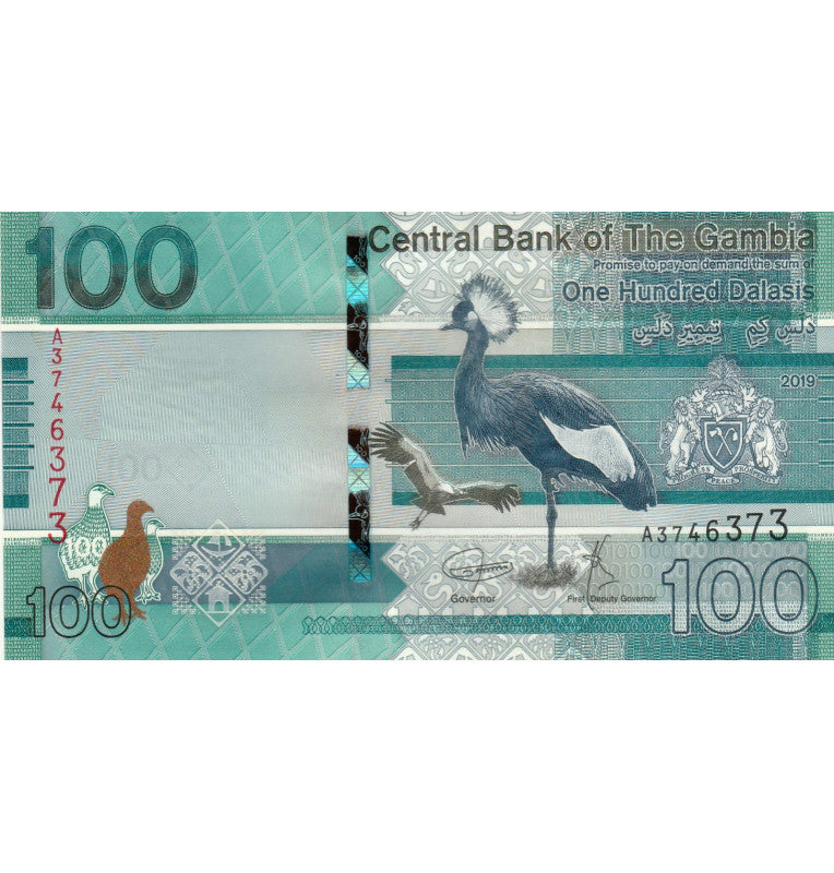 Gambia 100 Dalasis 2019 Pick New