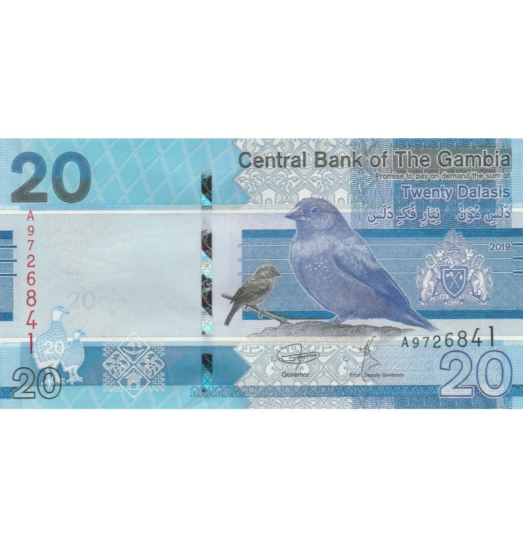 Gambia 20 Dalasis 2019 Pick New