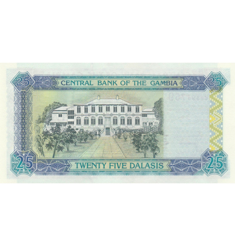 Gambia 25 Dalasis 2001 ND Pick 22c