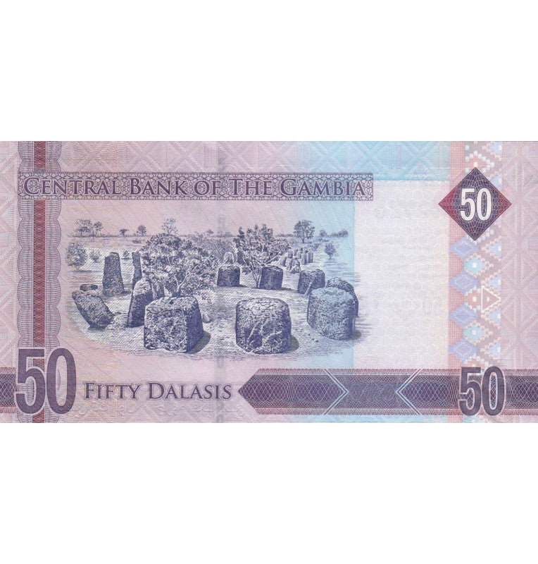 Gambia 50 Dalasis 2015 ND Pick 34
