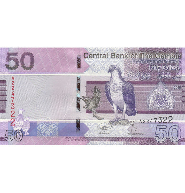 Gambia 50 Dalasis 2019 Pick New