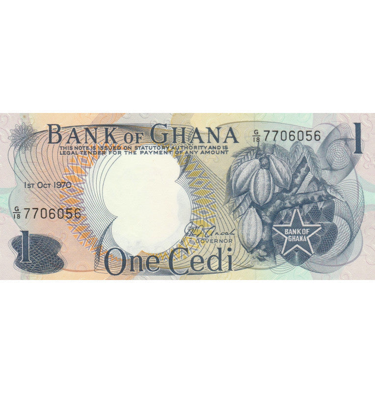 Ghana 1 Cedi 1970 Pick 10c