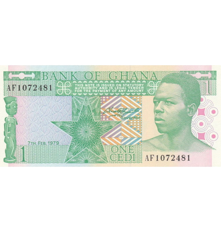Ghana 1 Cedi 1979 Pick 17a