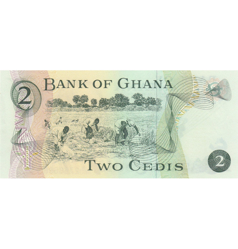 Ghana 2 Cedis 1977 Pick 14c