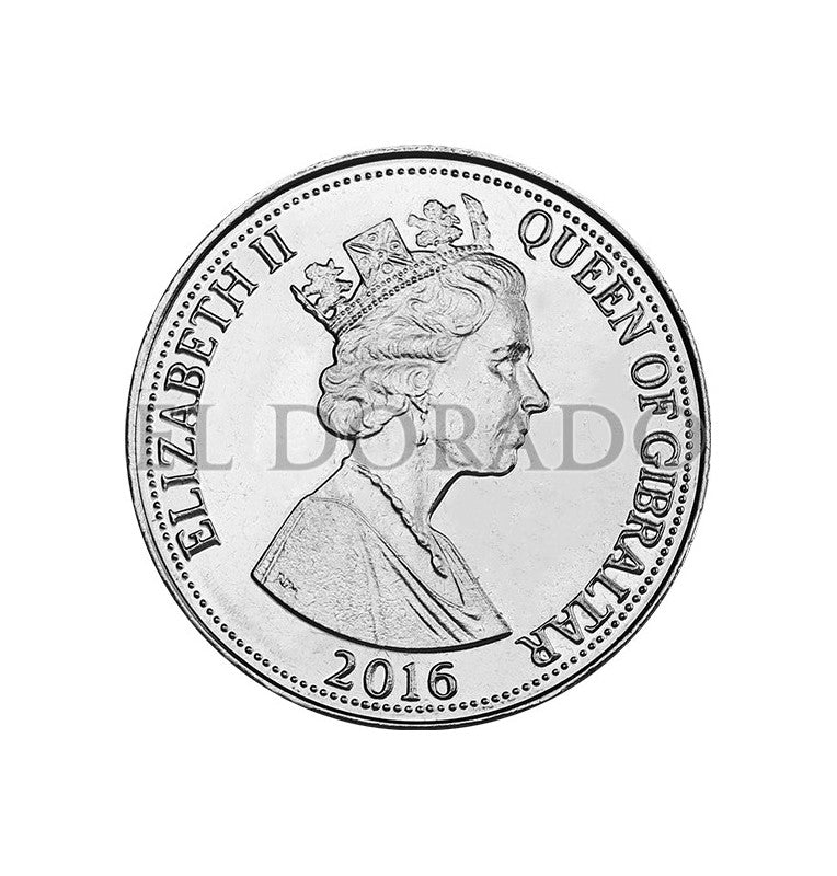 Gibraltar 5 Pence 2016 KM New