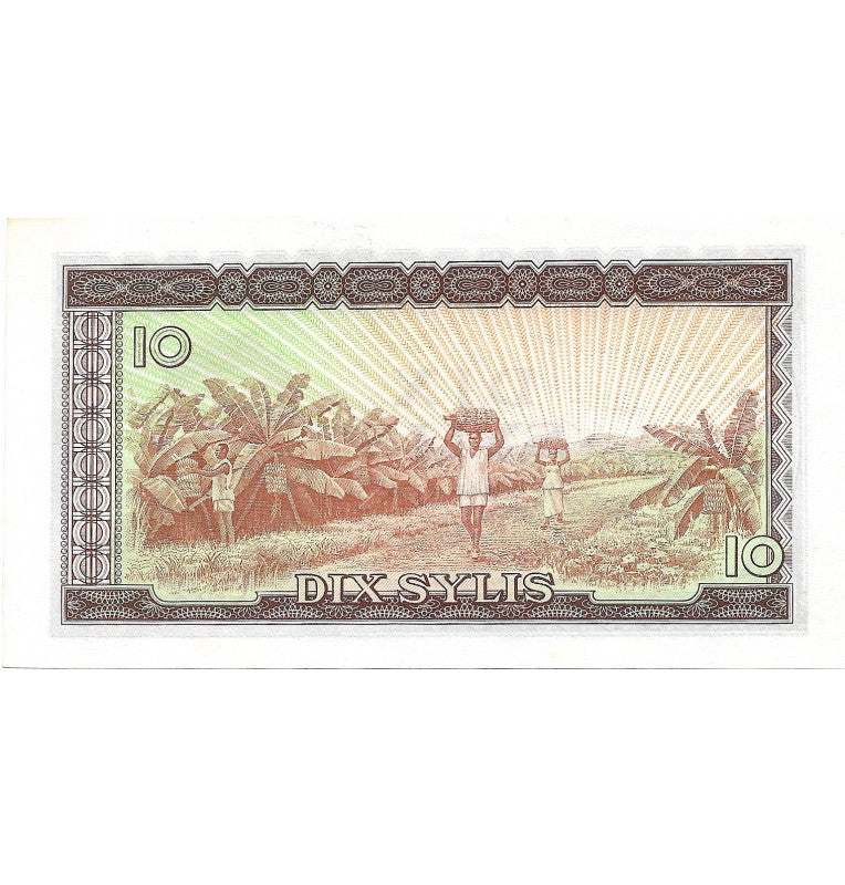 Guinea 10 Sylis 1960 Pick 16. Tiene manchas