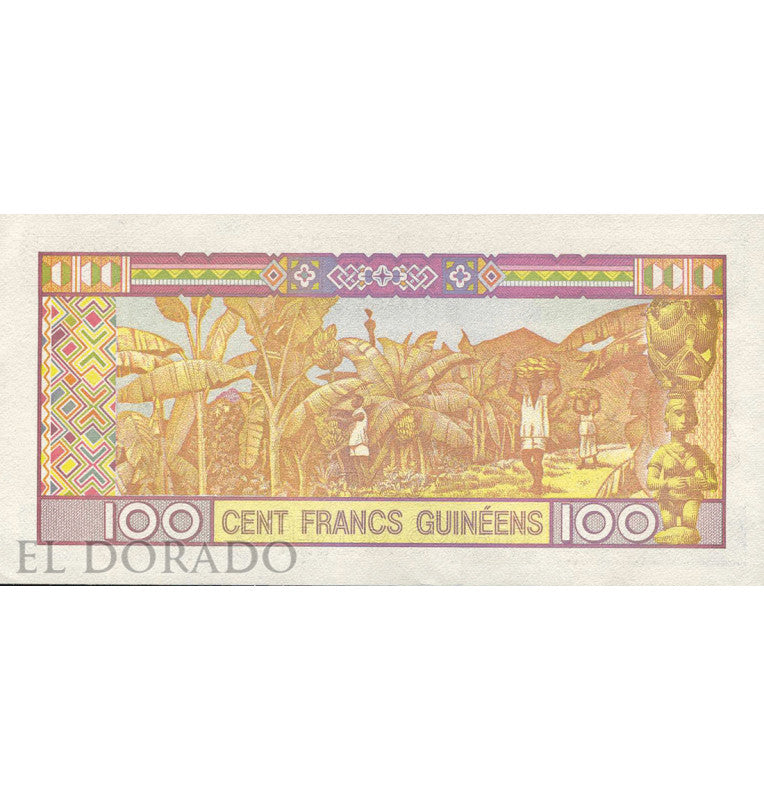 Guinea 100 Francs 2012 Pick 35b