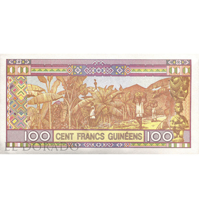 Guinea 100 Francs 2015 Pick A47