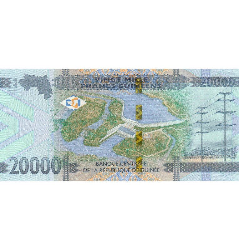 Guinea 20,000 Francs 2018 Pick New