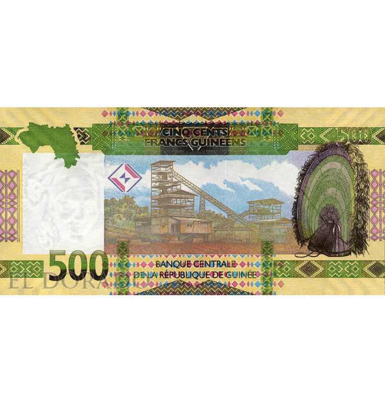 Guinea 500 Francs 2018 Pick New