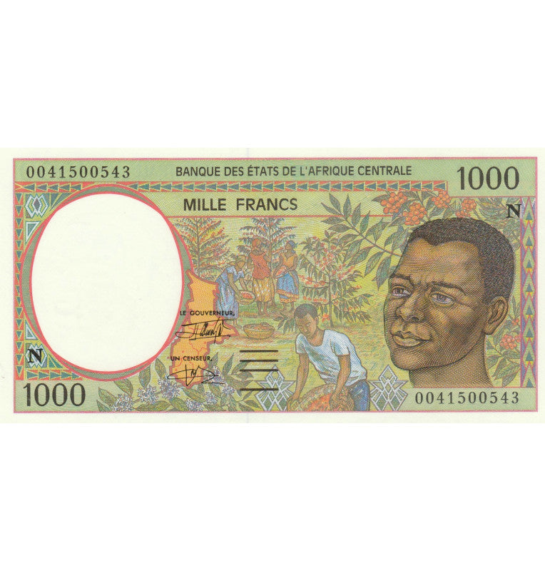 Guinea Ecuatorial 1.000 Francos 2000 Pick 502Nh