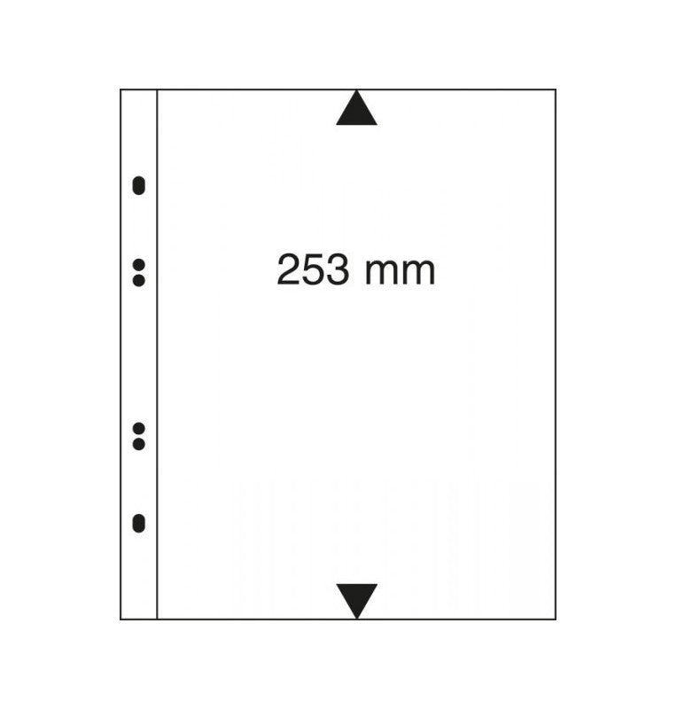 Hojas Linder multi collect.. transparente. 1 bolsillo. paquete de 10