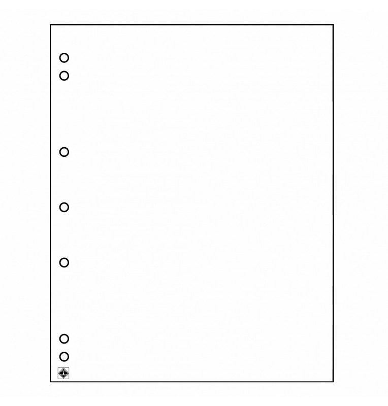 Hojas separadoras Numis, blanca, paquete de 10