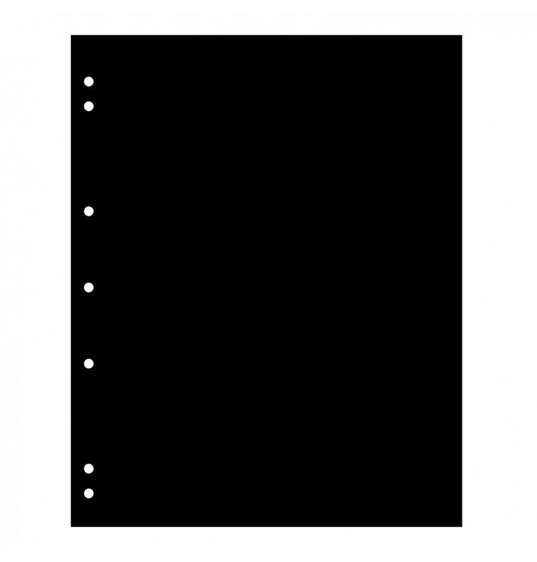 Hojas separadoras Numis, negra, paquete de 10