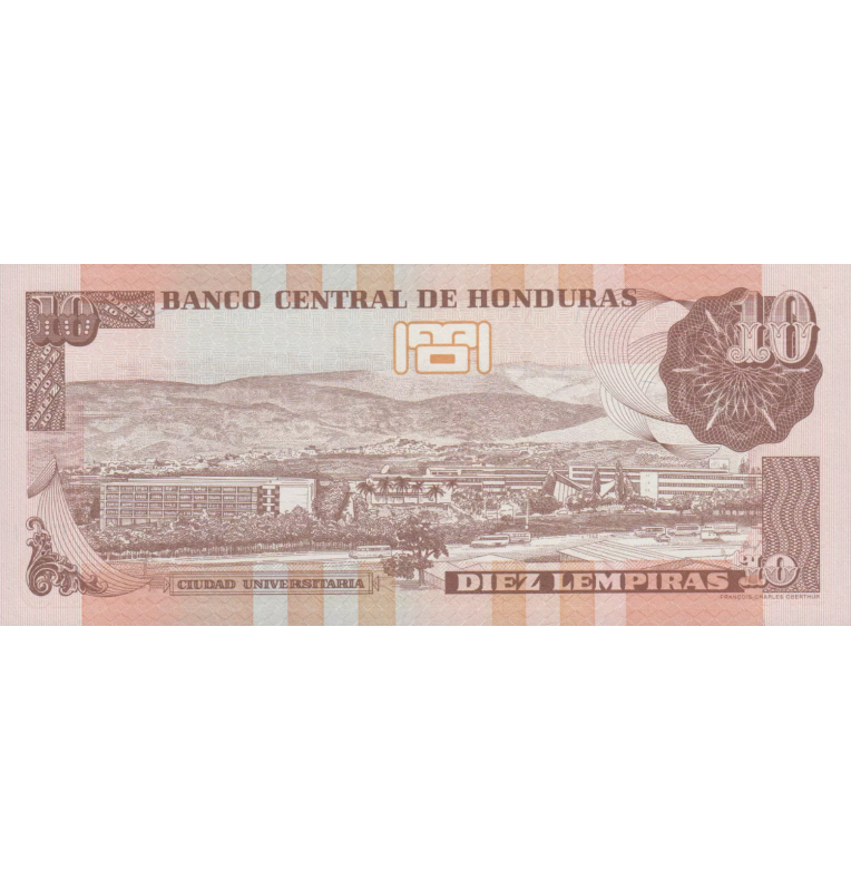 Honduras 10 Lempiras 2004- 2012 Pick 86