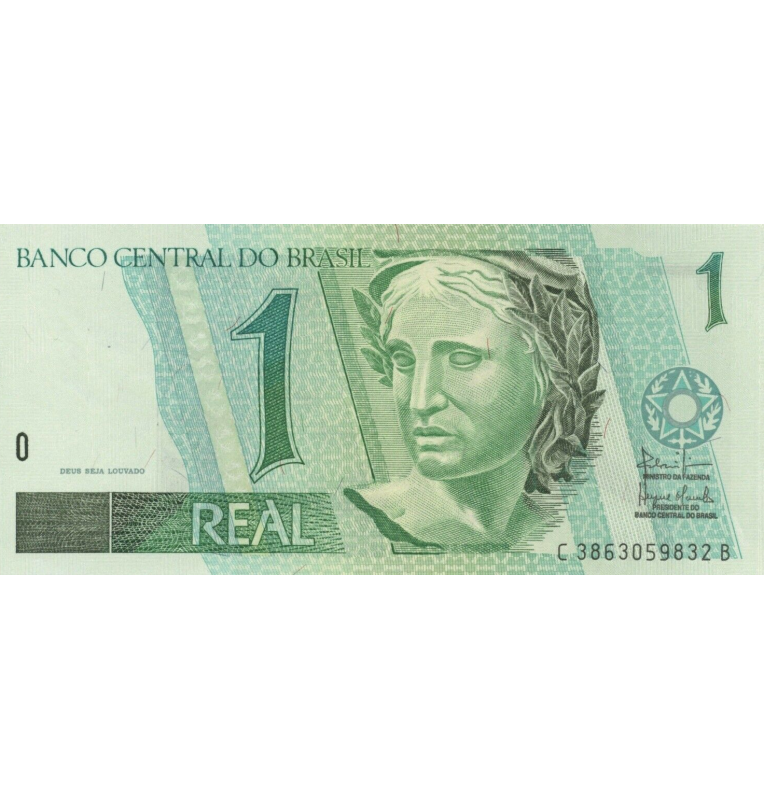 Brasil 1 Real 1997 ND Pick 243Ag
